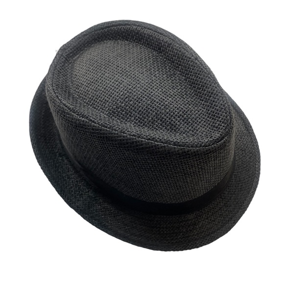 Black, Charcoal colored Fedora,Sun hat,Small brim,OS - Picture 2 of 7